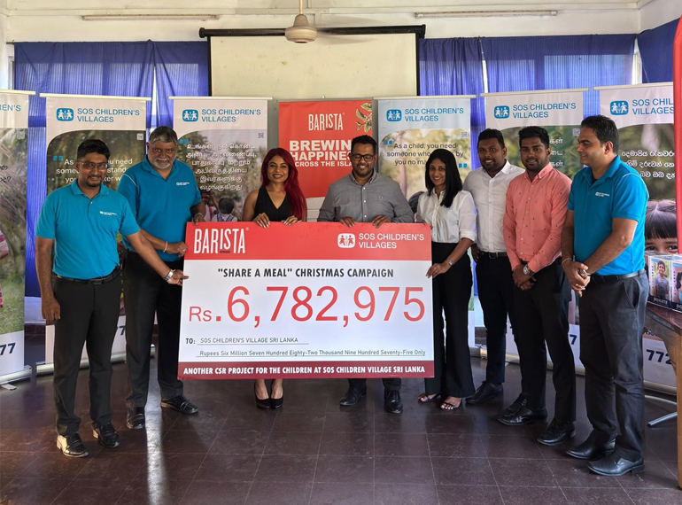 Rs. 6,782,975 Raised as Barista Helps Provide 67,830 Meals